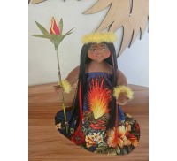 10" Art Doll Pele, Volcano Goddess