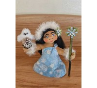 4" Art Doll Poli'ahu, Snow Goddess of Mauna Kea