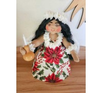 10" Treetop Angel Pua Kalikimaka